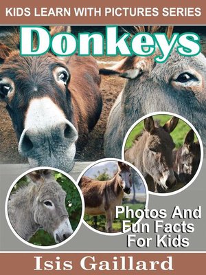 cover image of Donkeys Photos and Fun Facts for Kids
